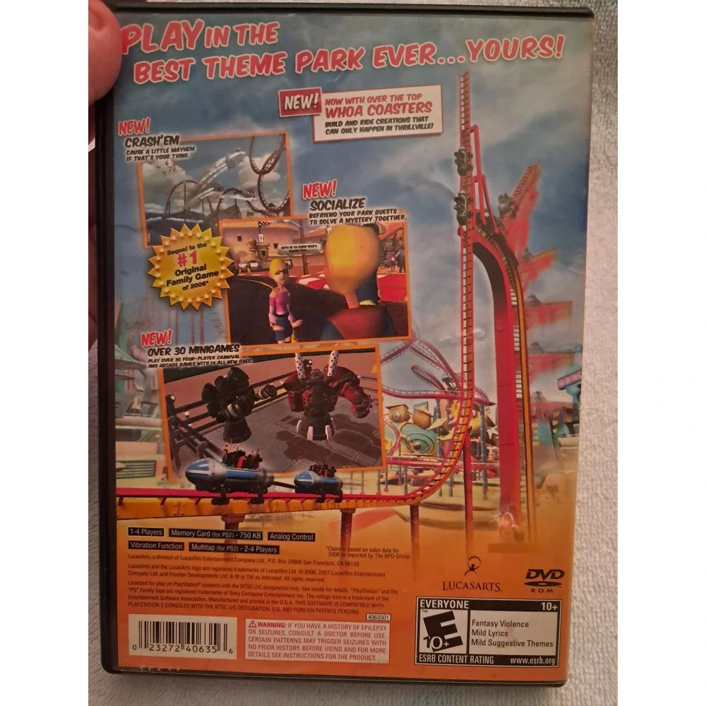Sony ps2 thrillville