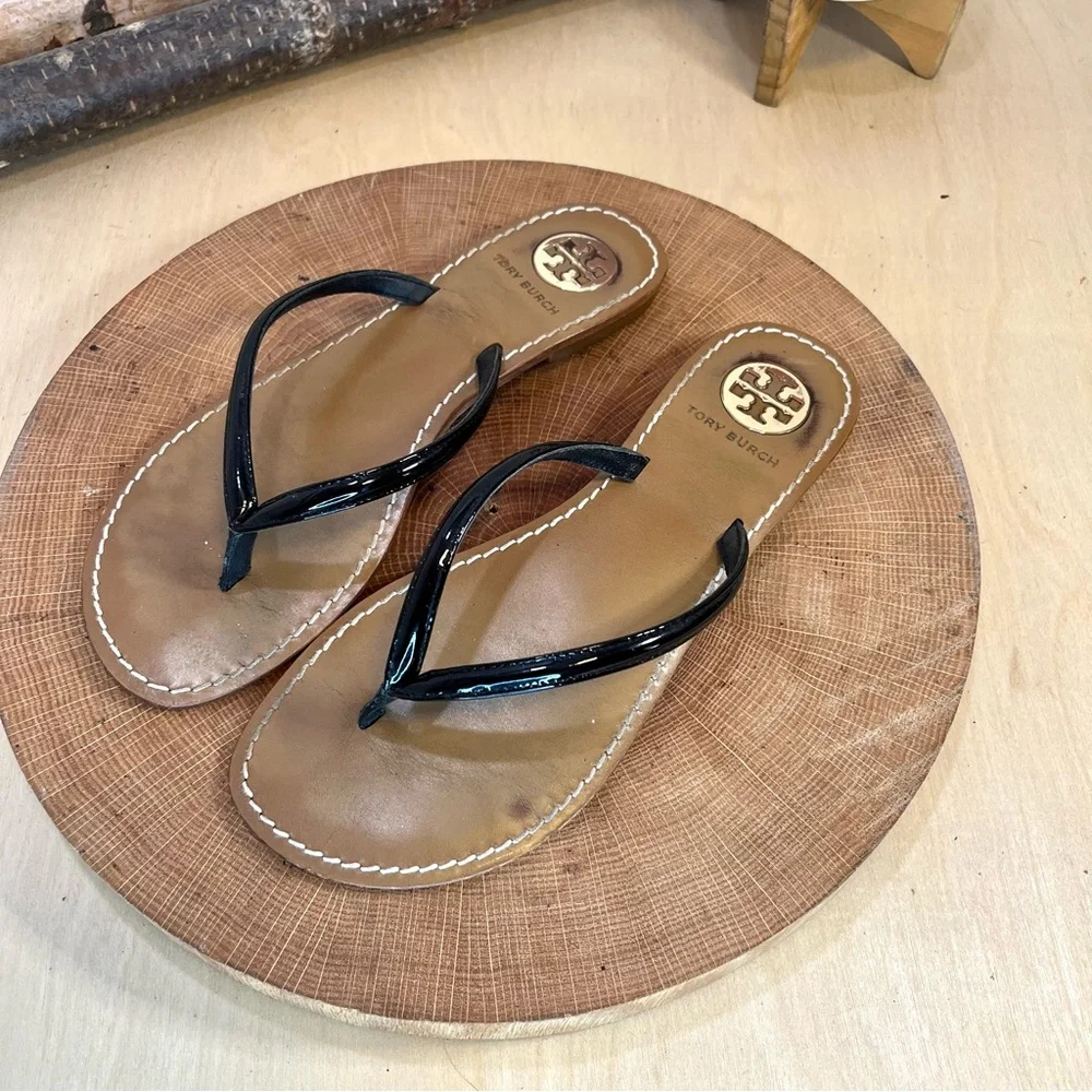 Tory Burch leather post