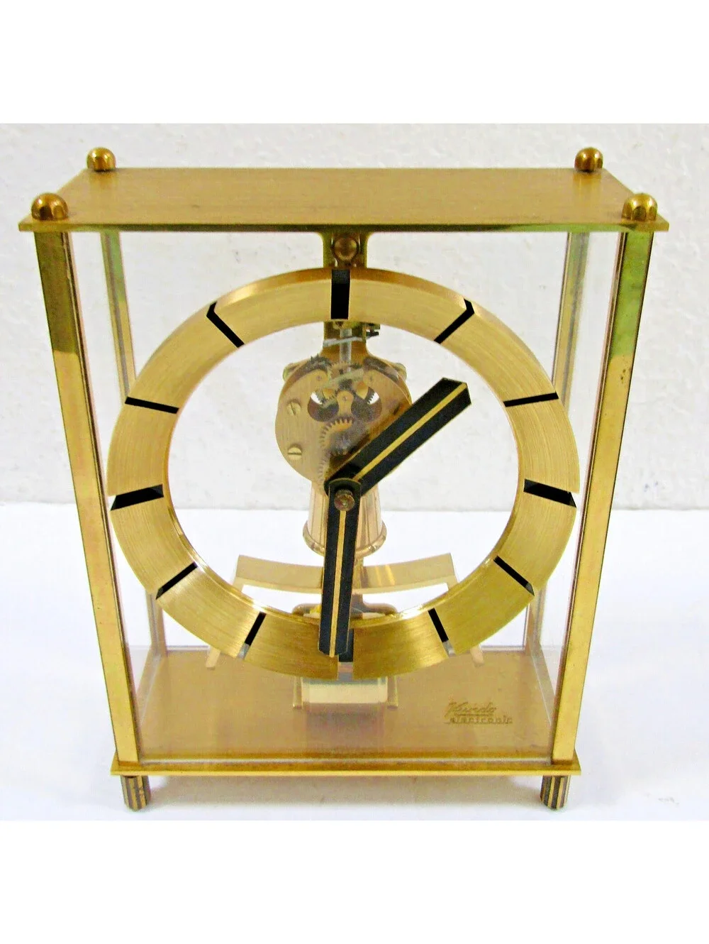 Kundo Electronic Electromagnetic Pendulum Mantel Clock Skeleton West Germany