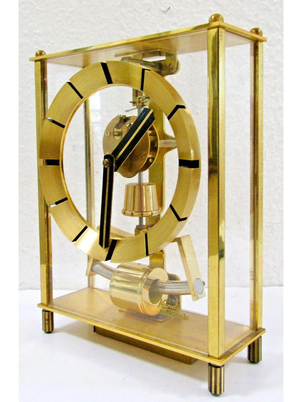 Kundo Electronic Electromagnetic Pendulum Mantel Clock Skeleton West Germany