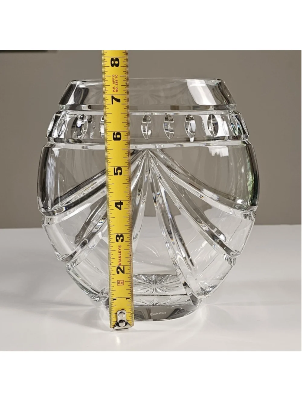 Waterford Crystal Overture Rose Vase 7.5