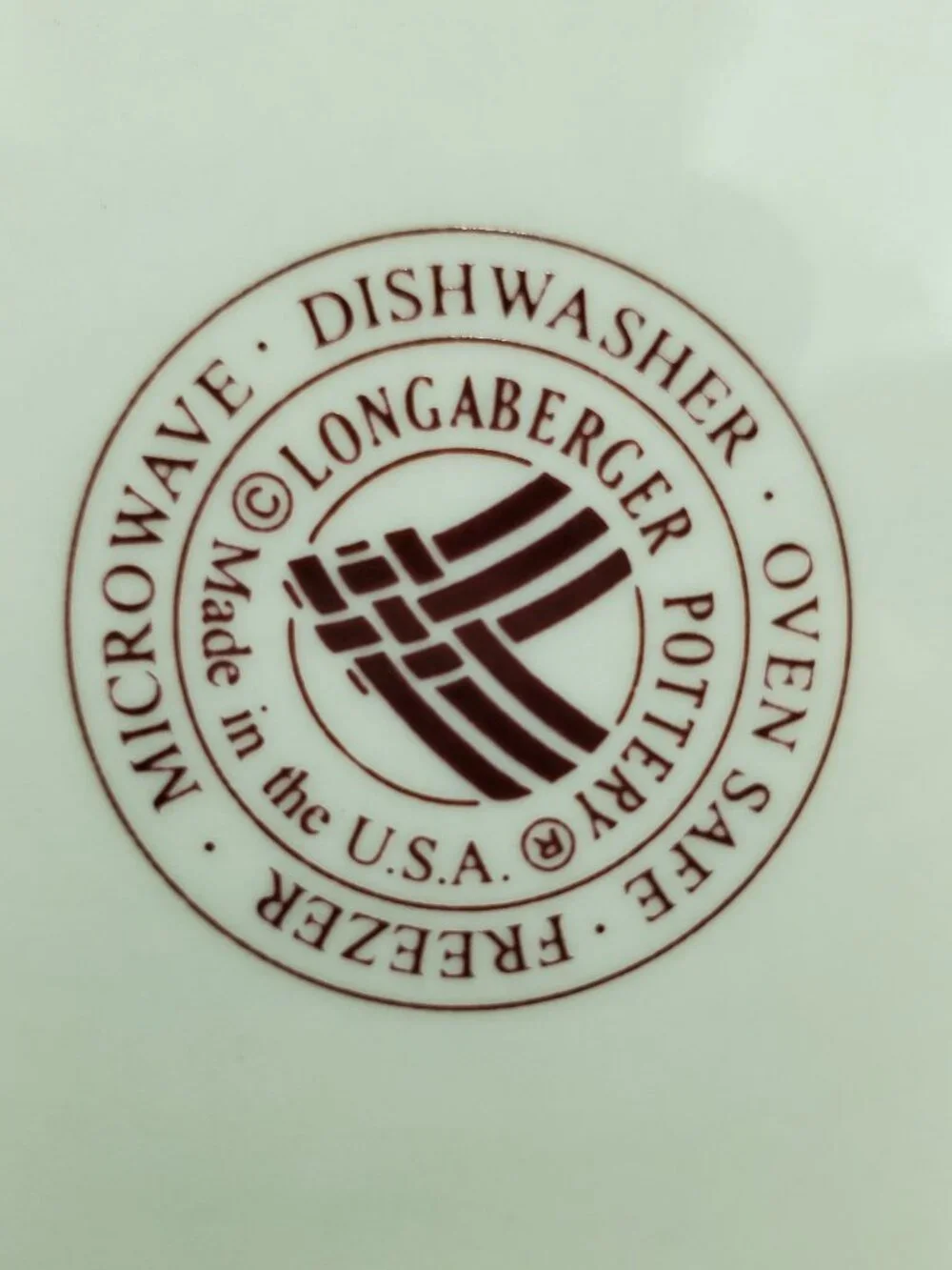Longaberger pottery woven