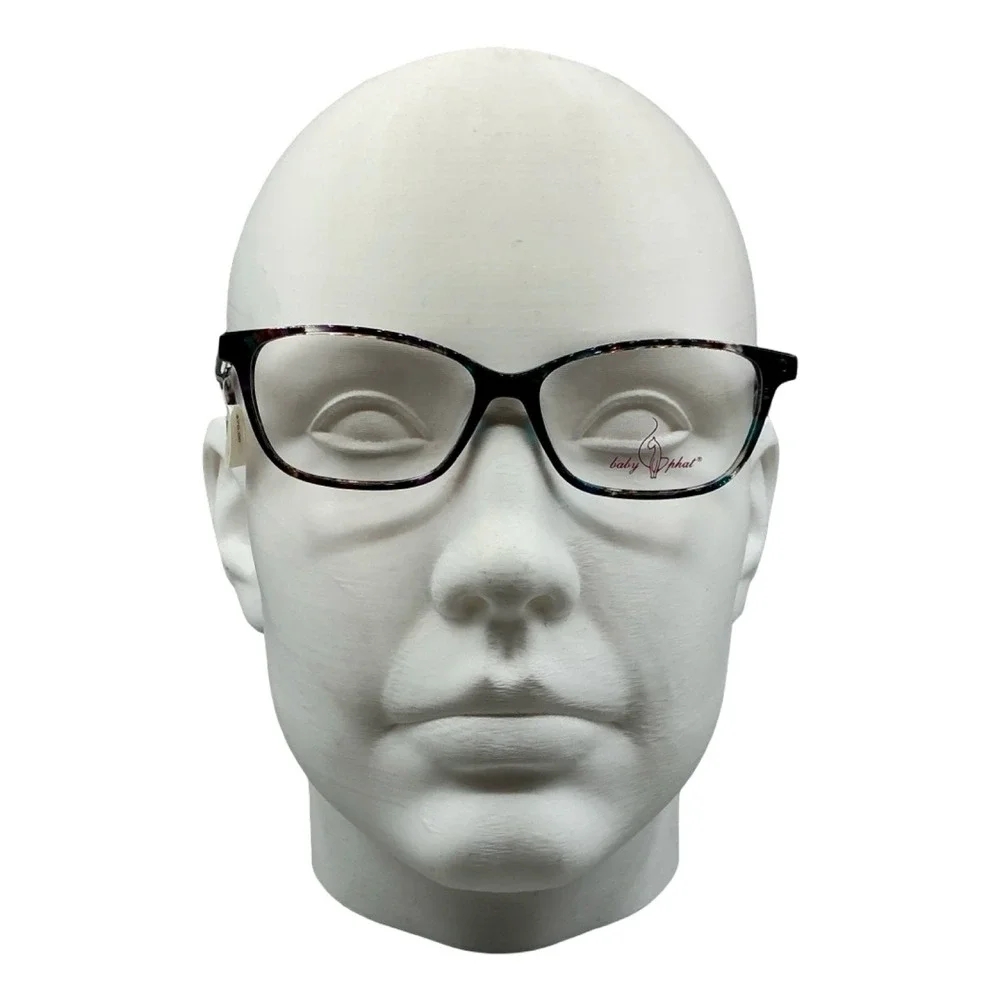 Baby Phat BV280 GEMTT Eyeglasses Purple Teal Tortoise Frames 51-13-135