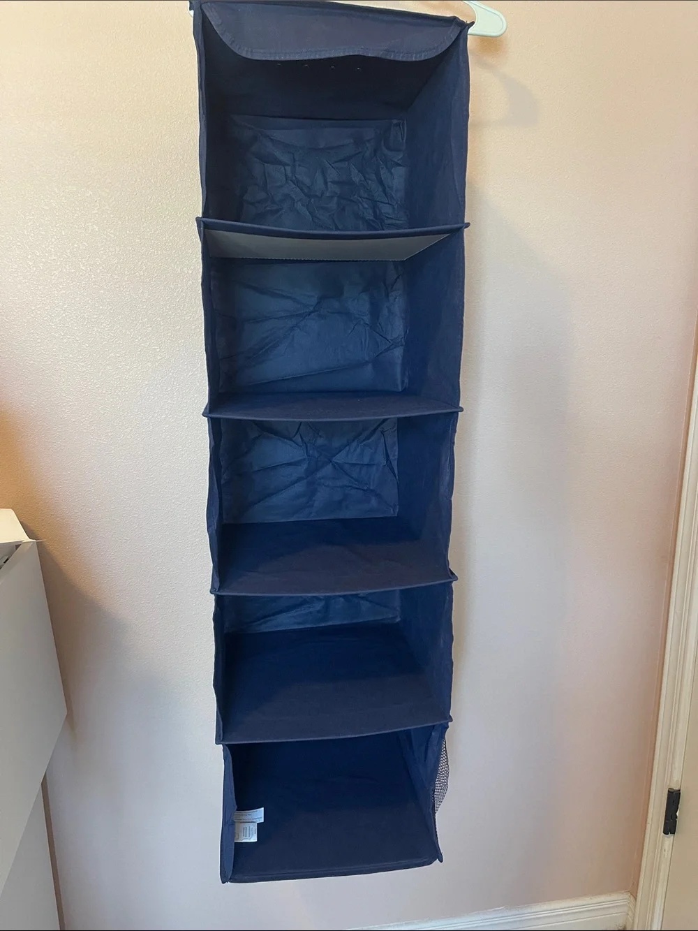 Hanging Fabric Closet Organizer - Navy Blue