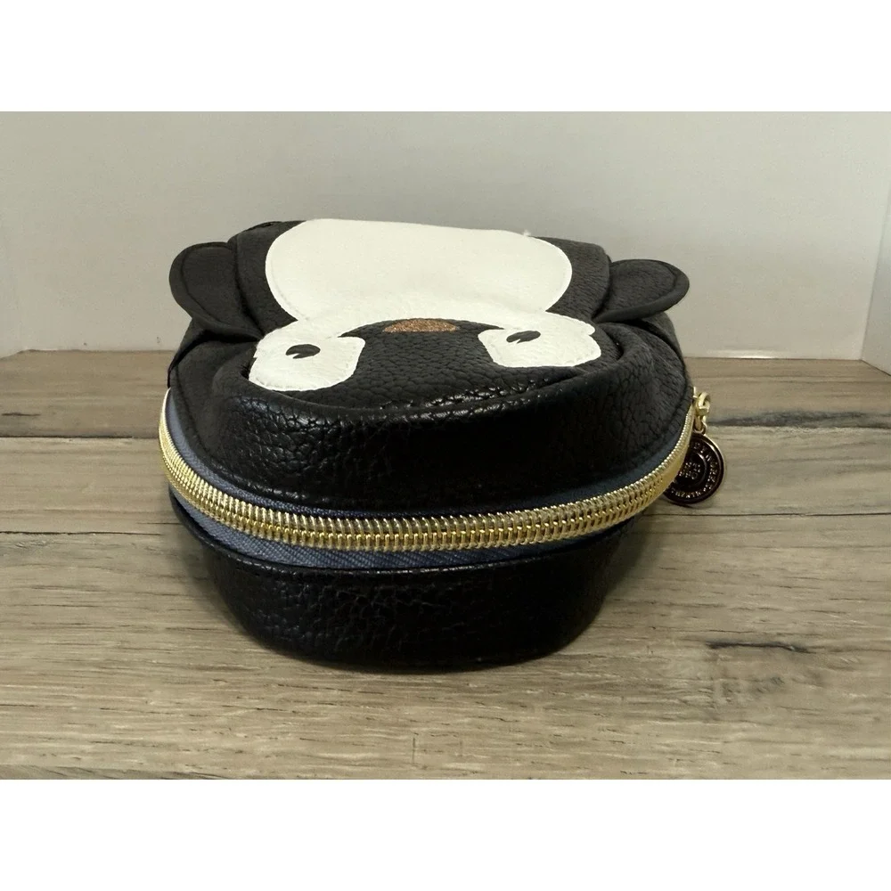 Bath & Body Works Penguin Makeup Bag Black and White
