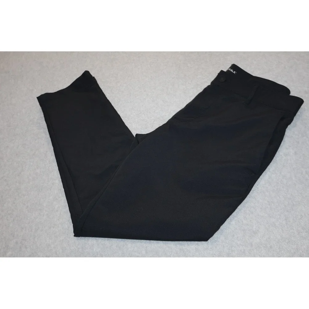 Banana Republic Pants Mens 32x32 Black Core Temp Slim Fit Chino Travel Golf