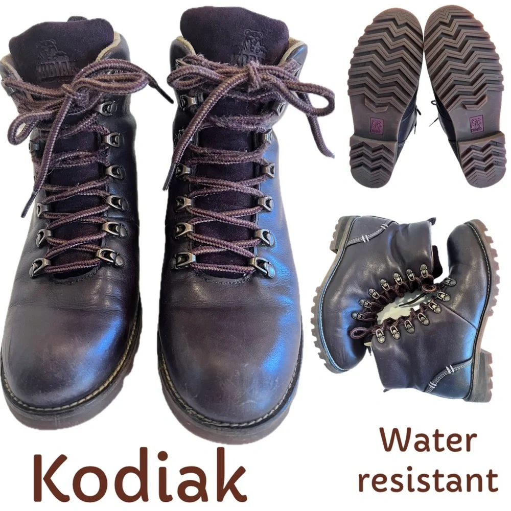 Kodiak 3M Thinsulate Water Proof Water Resistant Salt Shield Size 9 Brown Boot