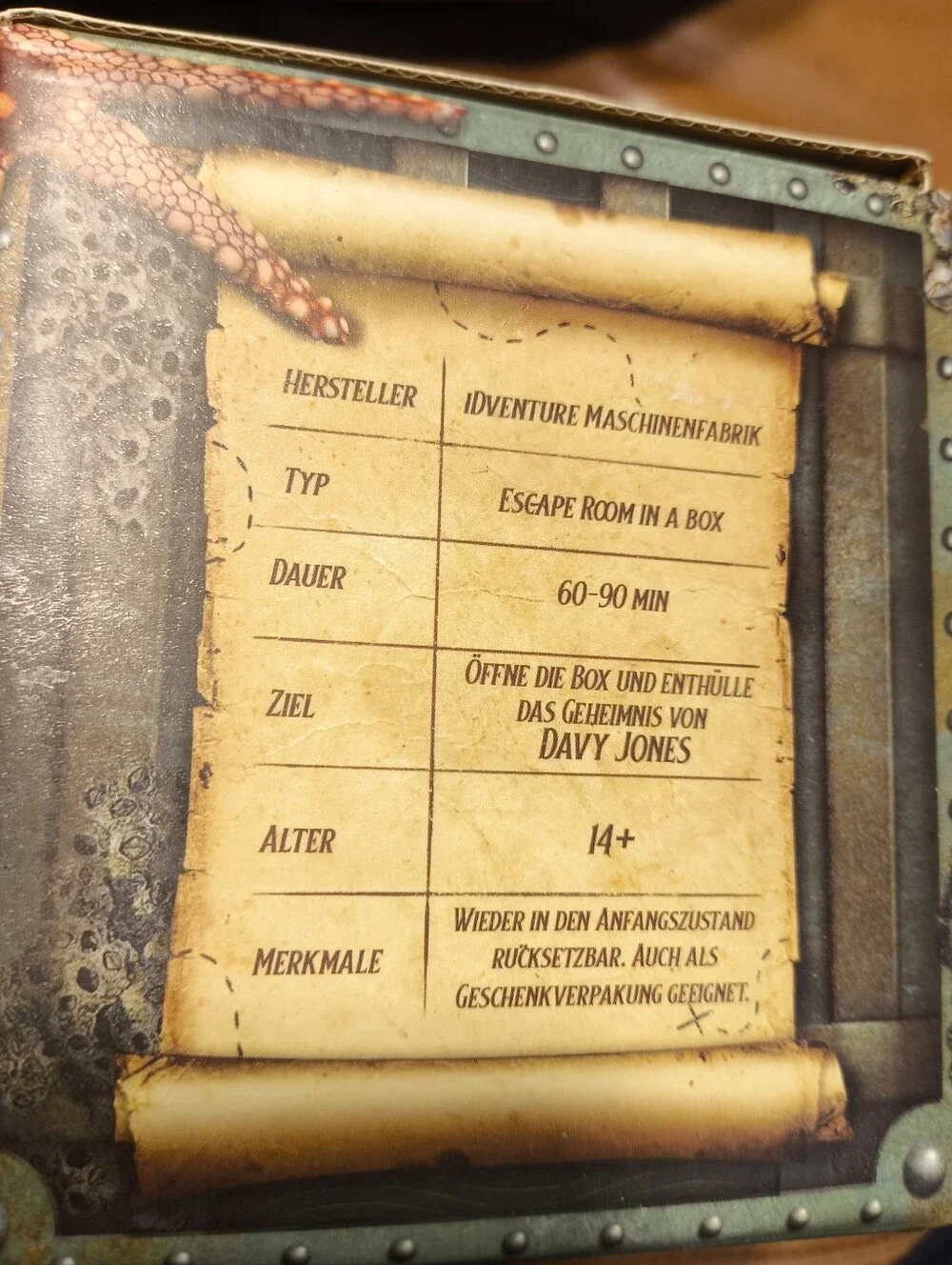 Cluebox locker puzzle