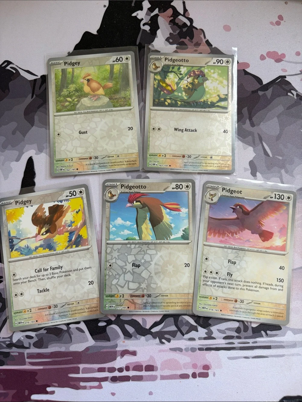 Pidgey, Pidgeotto & Pidgeot Evolution Lot | 5 Cards | Reverse Holo | ✨5/$25✨