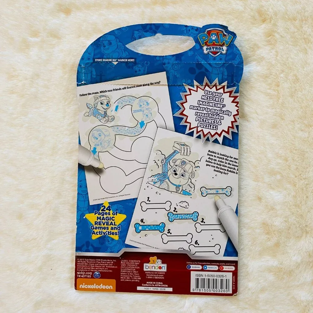 Paw Patrol Book and Activity Bundle NEW 5-pieces Nickelodeon