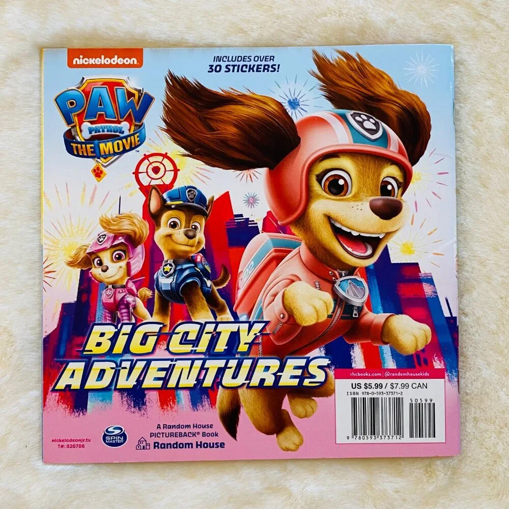 Paw Patrol Book and Activity Bundle NEW 5-pieces Nickelodeon