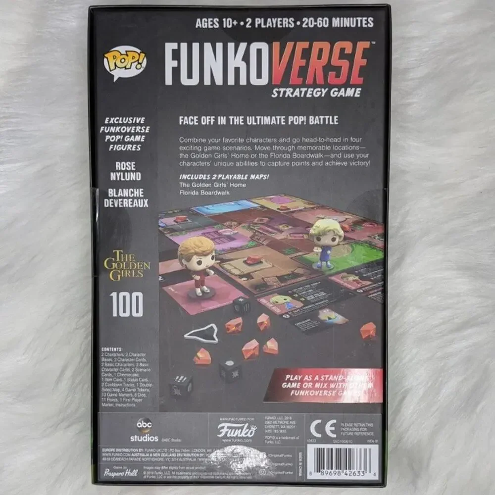 Funko FunkoVerse #100 The Golden Girls Strategy Board Game NEW