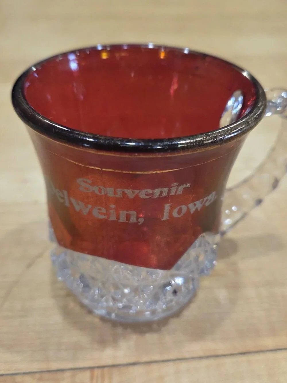Indiana Glass Company cup paint