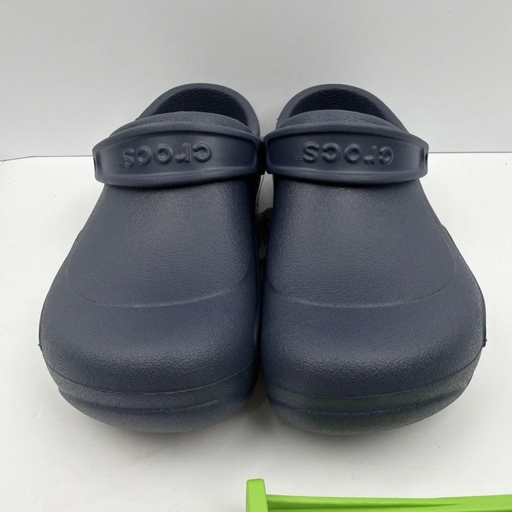 Crocs Bistro Pro Clogs Mens 10; Womens 12 - Navy Blue/Slip-Resistant - NEW