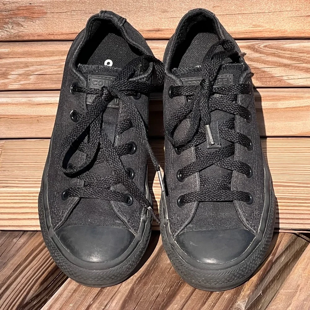 Converse all black