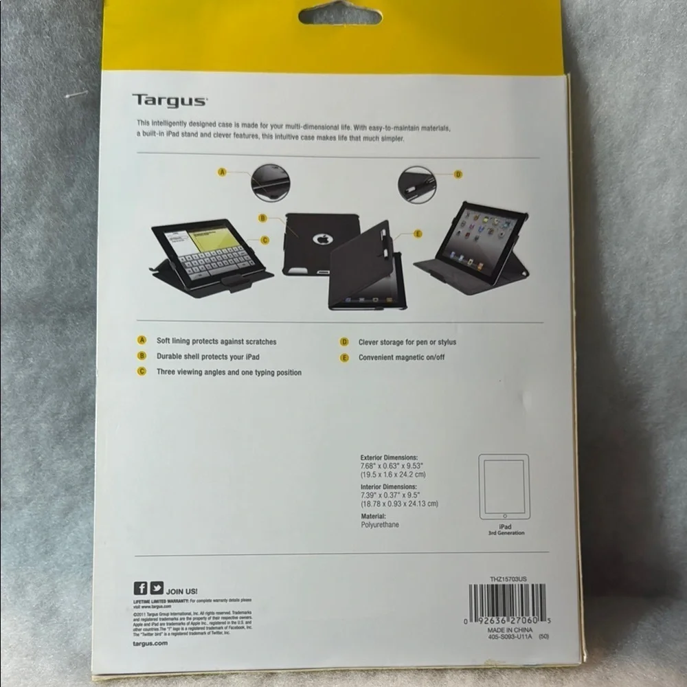 Targus black tablet