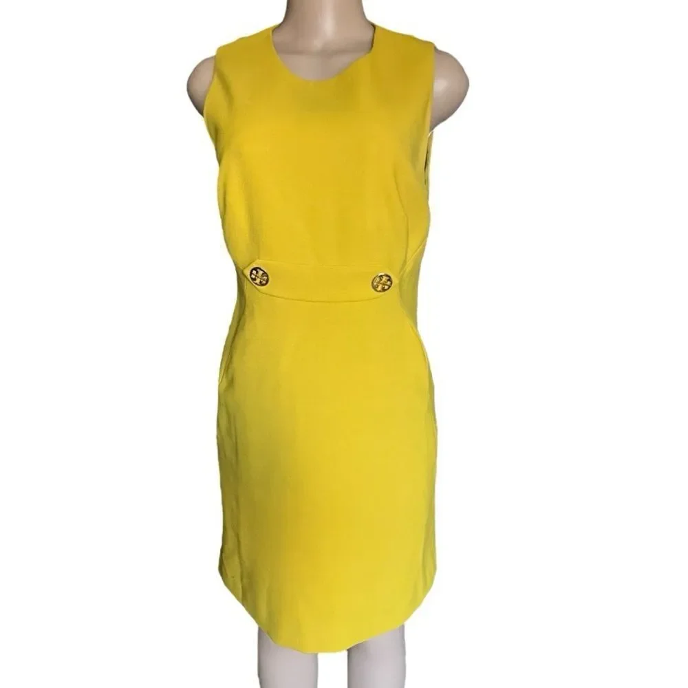 Tory Burch mustard yellow Dress