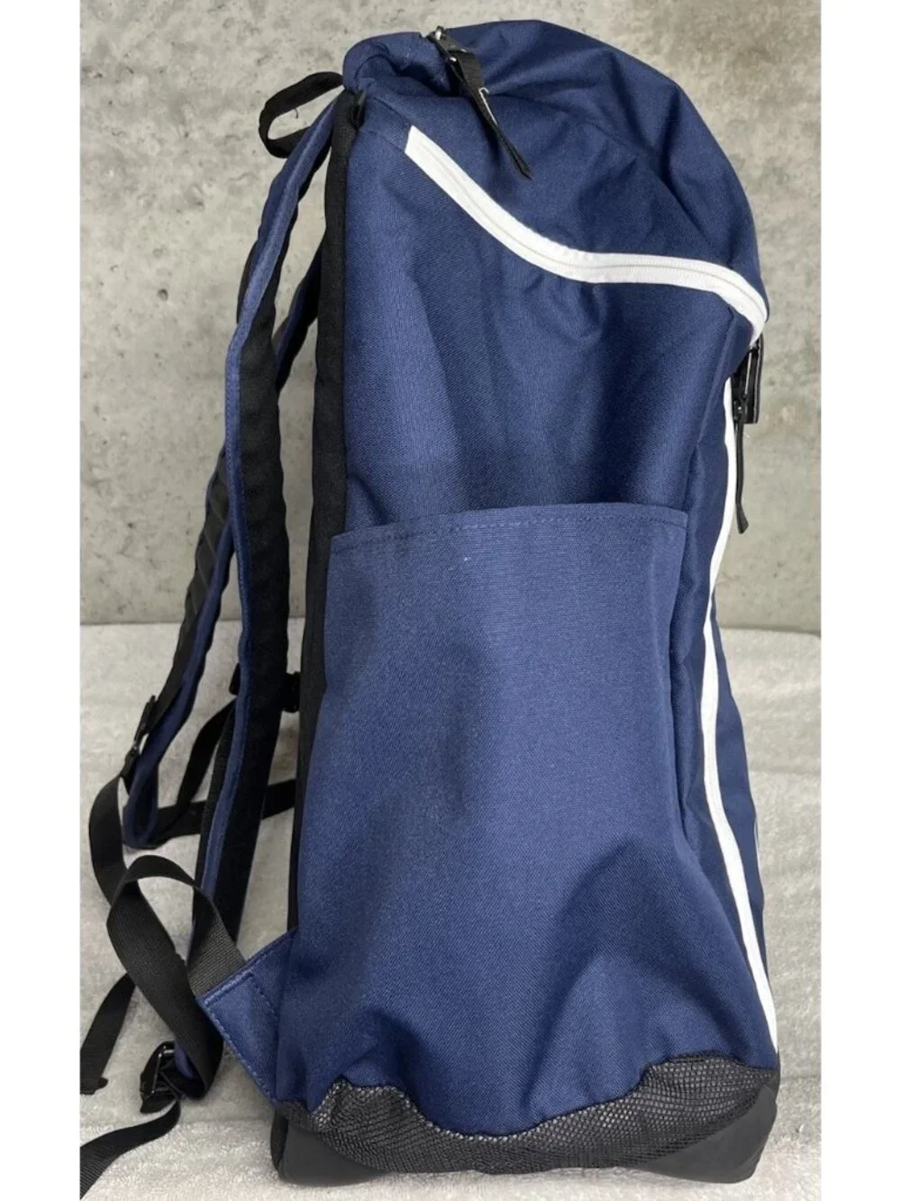 Nike Elite Quad Zip System 2.0 Navy Blue Basketball Hoops Backpack BA5259 410