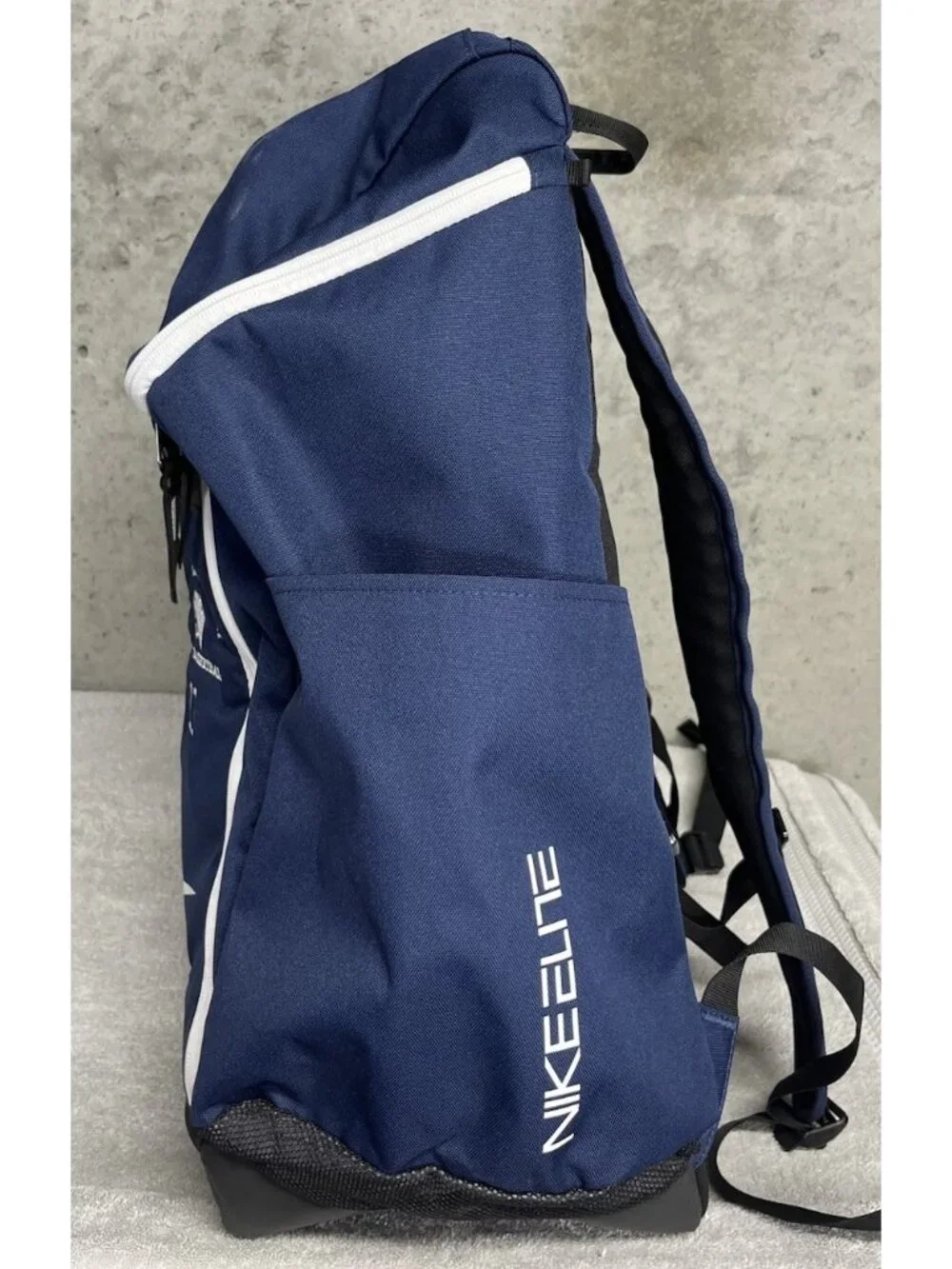 Nike Elite Quad Zip System 2.0 Navy Blue Basketball Hoops Backpack BA5259 410