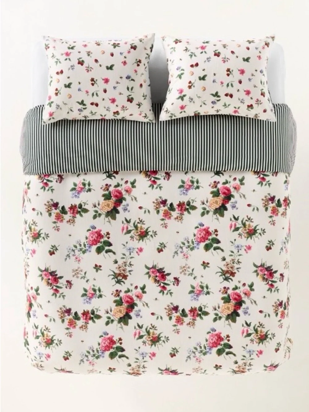 ▪️NWT Anthropologie The Printed Cotton-Slub Duvet in California King