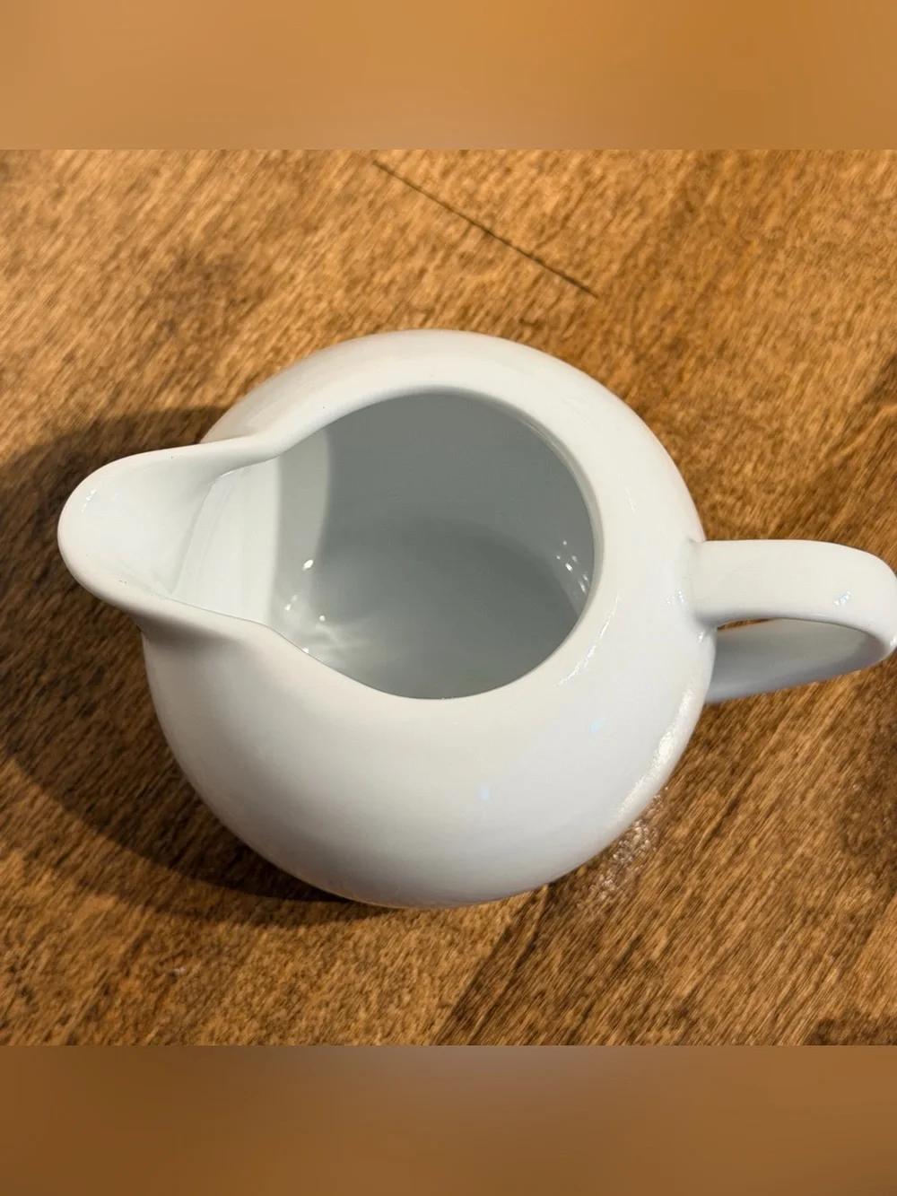 Wegmans White Ceramic Creamer and Sugar Set