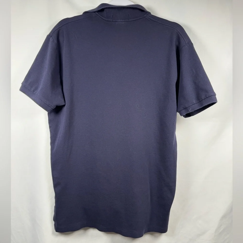 Polo by Ralph Lauren Men's Navy Blue Polo Shirt L