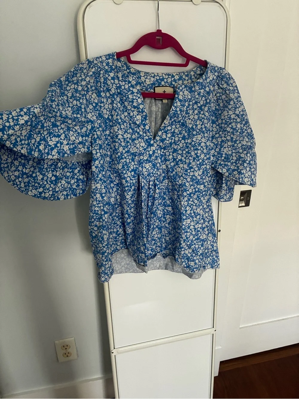 Tuckernuck x Cam Wimberley Blue Floral Women’s Top