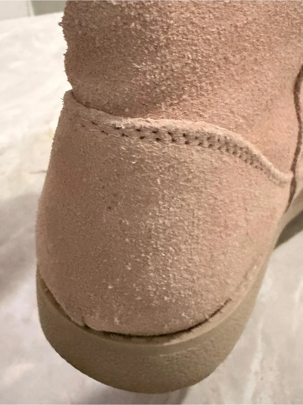 Women's Pink Faux-Suede Cozy Fur-Lined Winter Boots