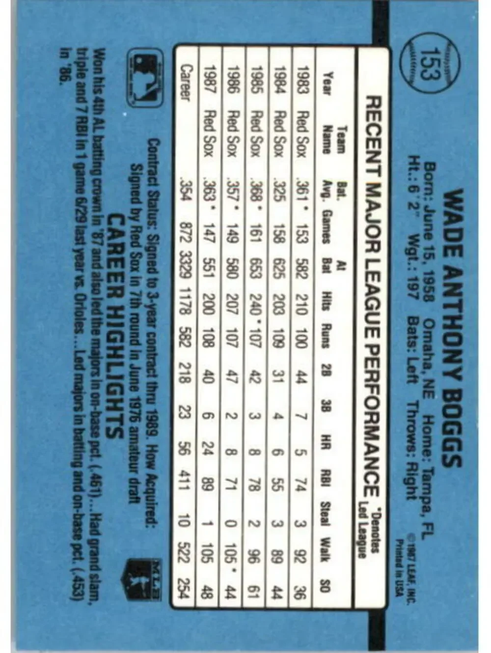 N/A 1988 wade