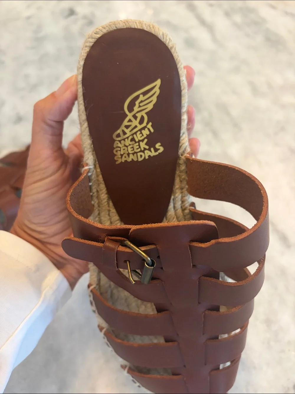 Castaner braided leather
