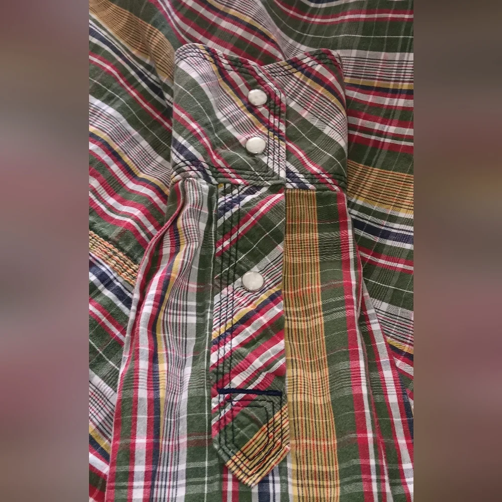 - UNISEX WESTERN STYLE PLAID SHIRT by TRUE RELIGION