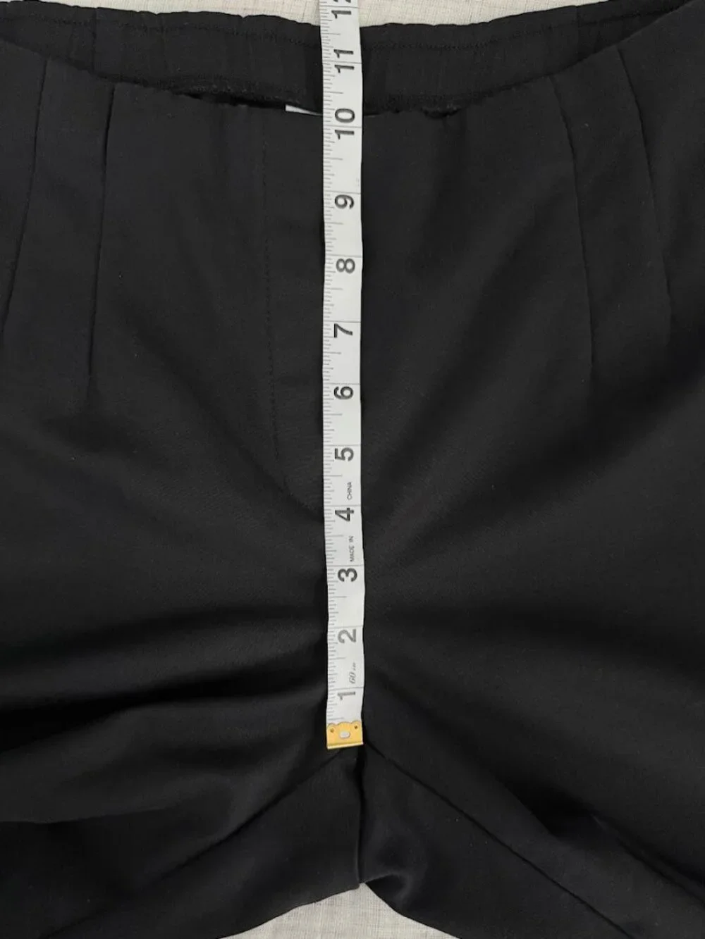 J. Jill Pleated Front Pull On Trousers Black Zip Pocket Pants 14 Petite