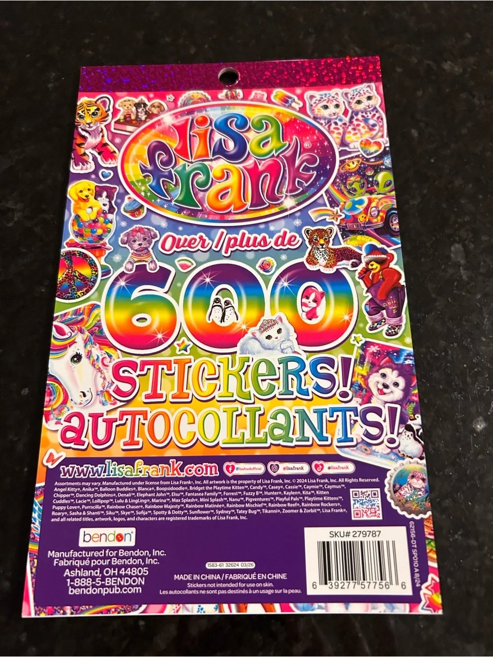NWT Lisa Frank Sticker Book