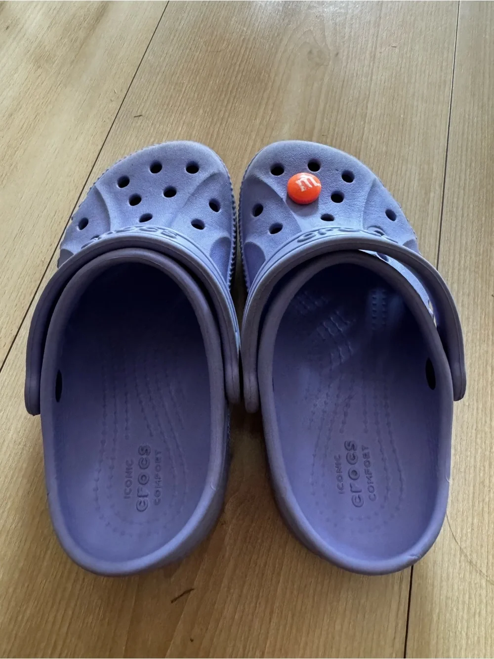 Kids Purple Crocs Sz10