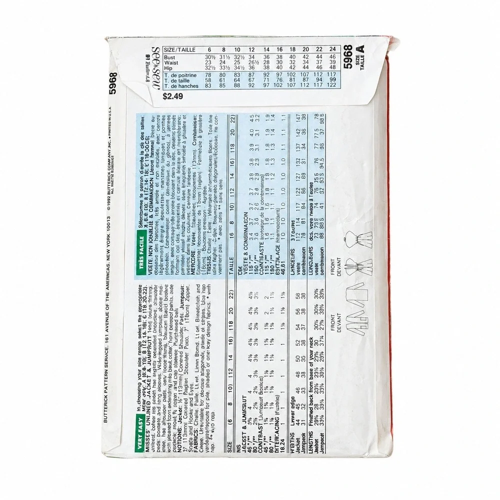 Butterick vintage see