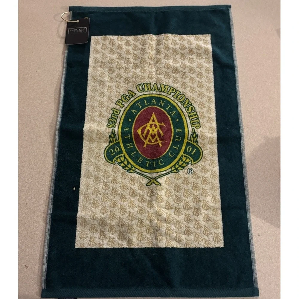 2001 83rd PGA Championship Golf Towel Atlanta Athletic Club New With Tags