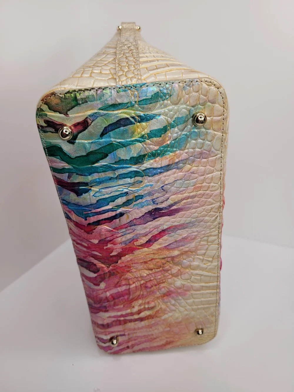 👉✨️ Brahmin Iridescent Entice Ombre Melbourne Duxbury Satchel Bag Wallet Set