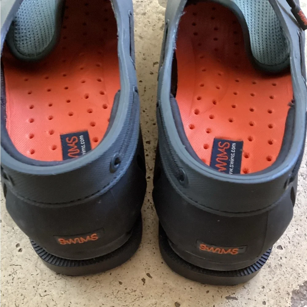 Swims Nordic Loafer Boat Shoes Lace up Size 8 Gray