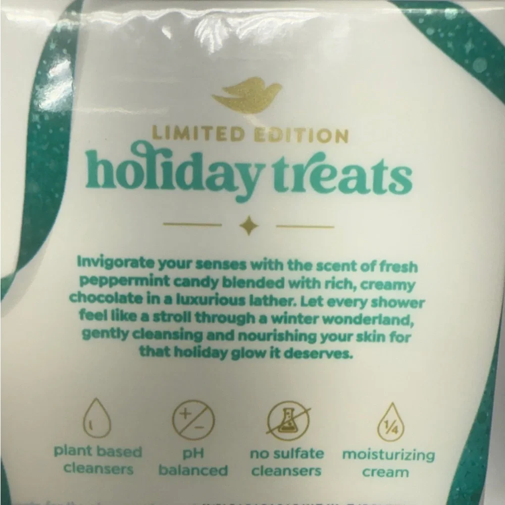Dove Limited Edition Peppermint Bark Beauty Bar Set of 2