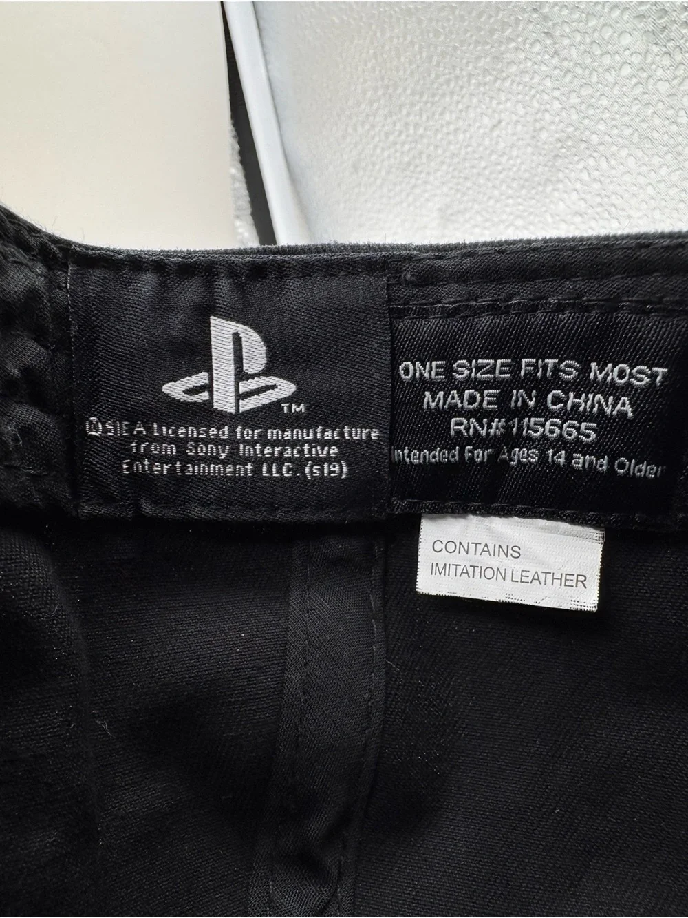 Sony PlayStation Buttons Snapback Hat Officially Licensed PS4 PS5 Faux Leather