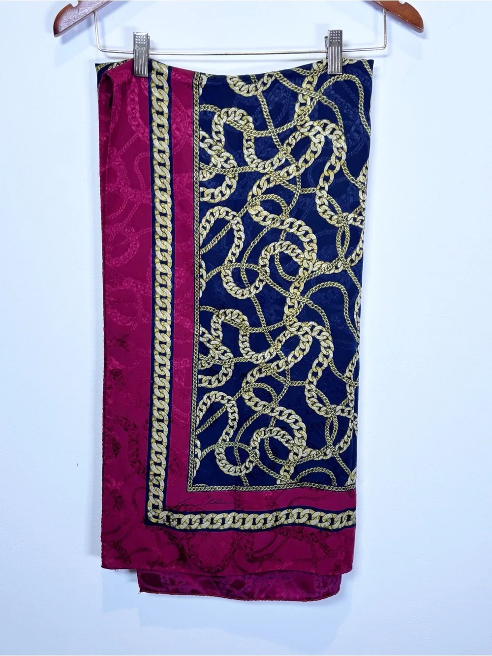 Vintage Anne Klein Silk Scarf