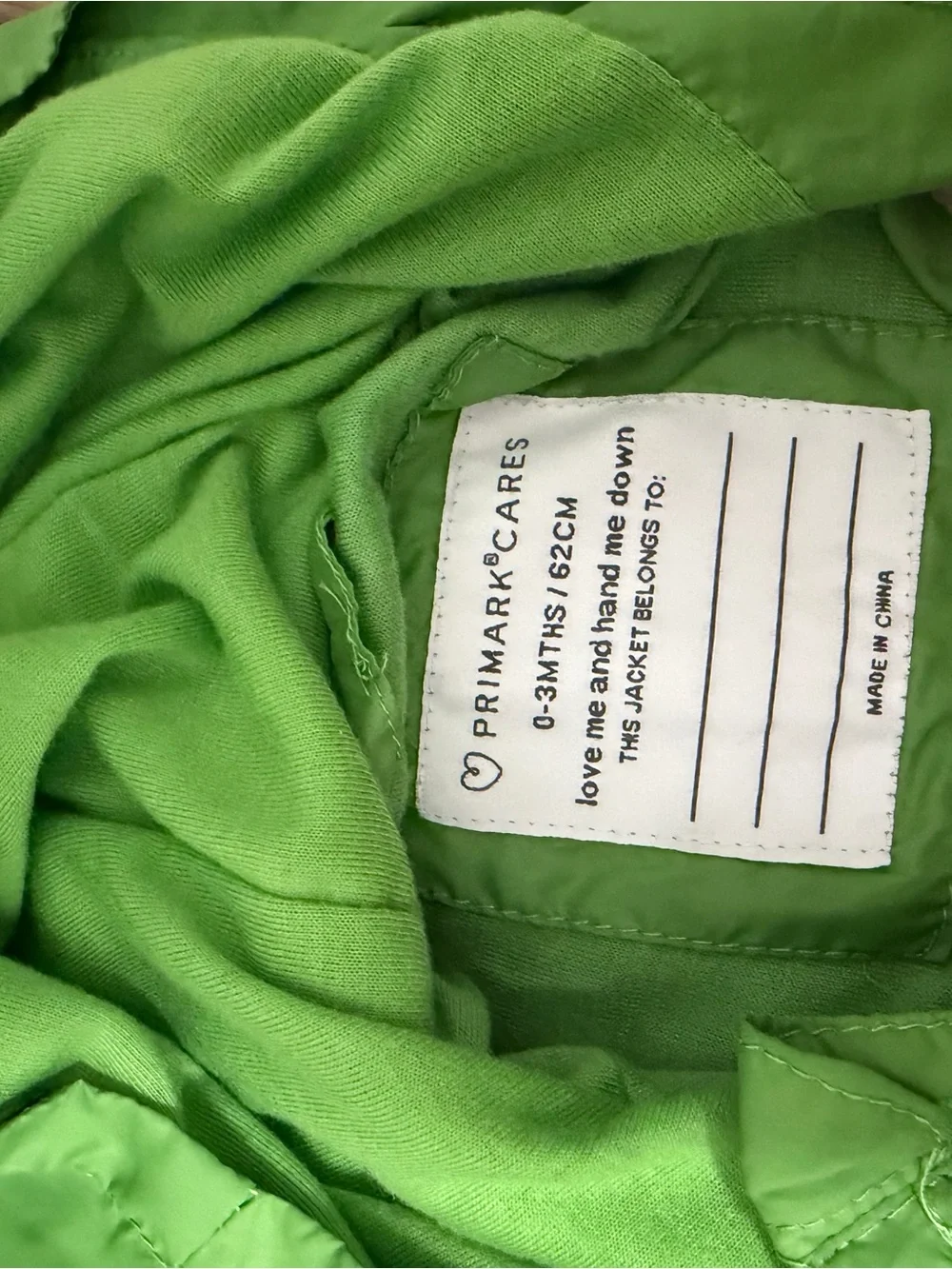 Primark Green Dino Lightweight Rain Jacket