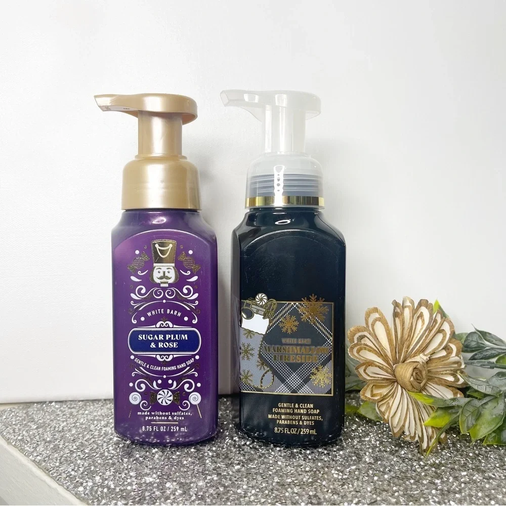 Bath & Body Works Winter Hand Soap Sugar Plum Marshmallow Fireside Nwt