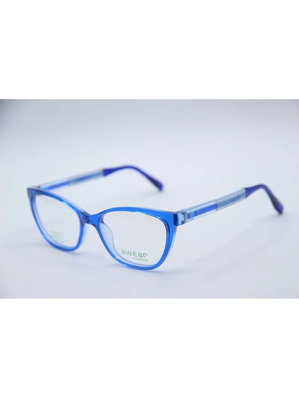 Charmant Cc 3705 Bl Blue Designer Authentic Eyeglasses 52-16-135