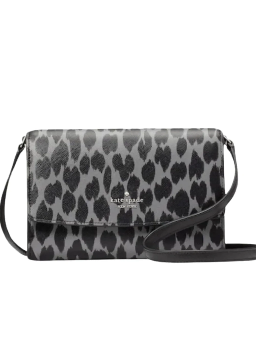 Kate Spade ♠️ Perry Leopard/ Cheetah Animal Print Leather Crossbody NWT
