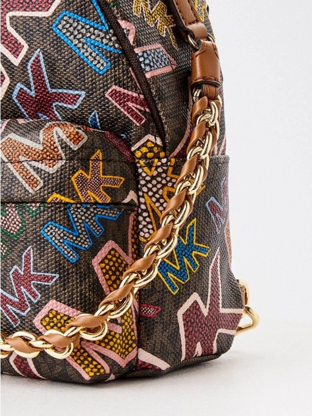 Michael Kors strap print canvas