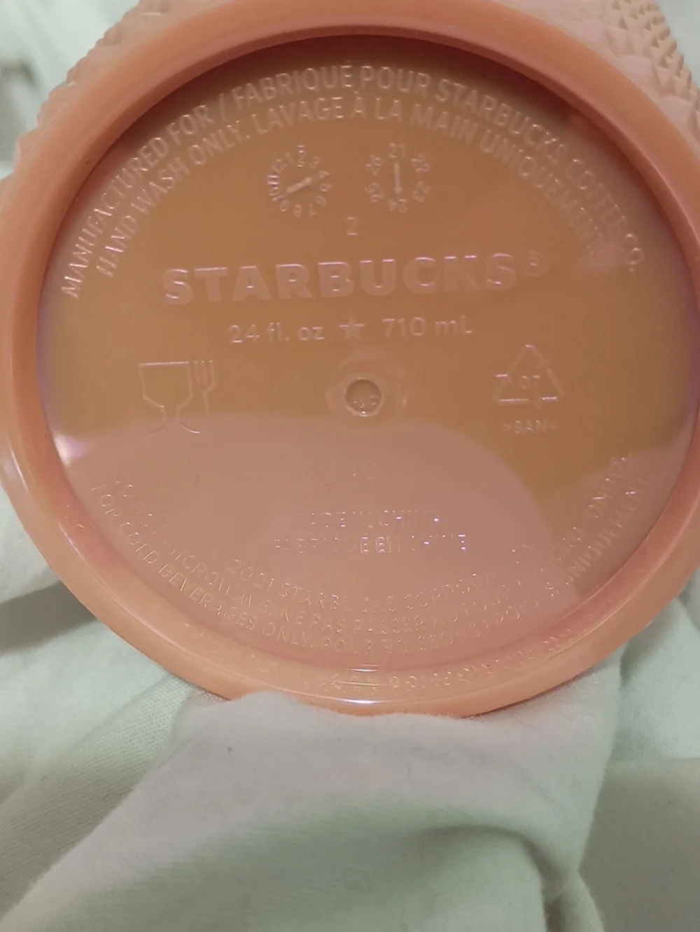 Starbucks textured studded