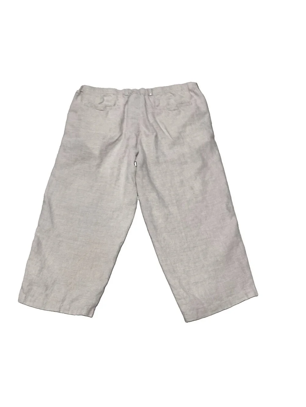 Tommy Bahama Relax 100% Linen Beige Wide Leg Pants 1XB 40x25 Coastal