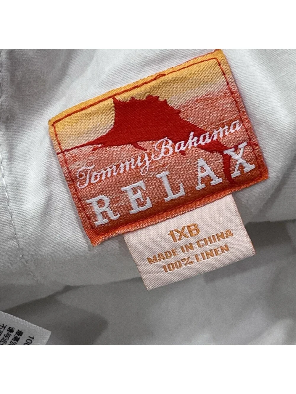 Tommy Bahama Relax 100% Linen Beige Wide Leg Pants 1XB 40x25 Coastal