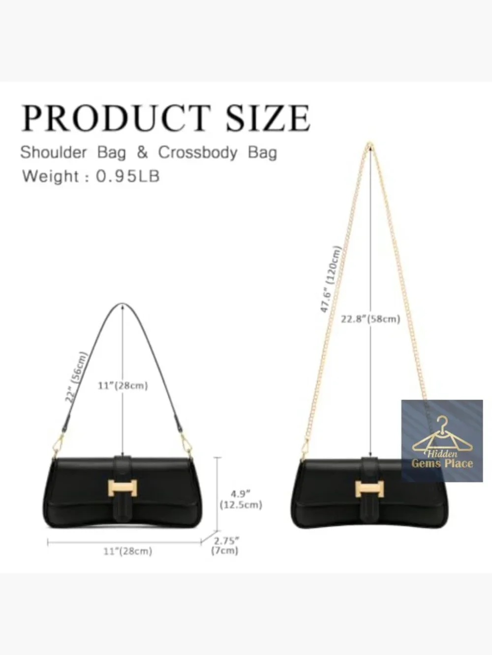 Small Hobo Shoulder Bag Faux Leather Retro Clutch Crossbody